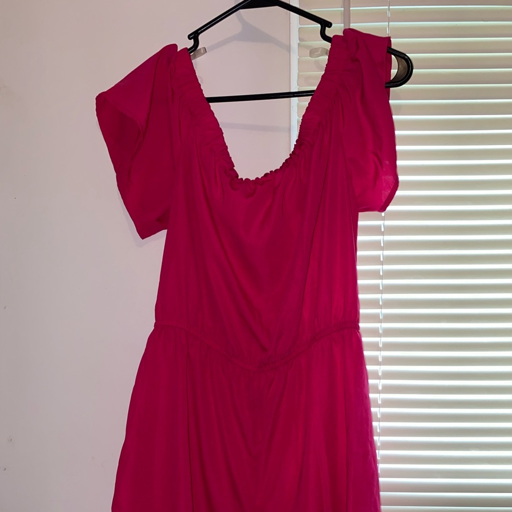 Bebop Hot pink Off shoulder romper